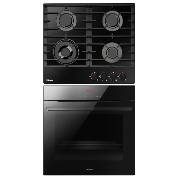 Комплект: духовой шкаф + варочная поверхность Hansa FCMS680188 купить в Кыргызстане Комплект: духовой шкаф + варочная поверхность Hansa FCMS680188